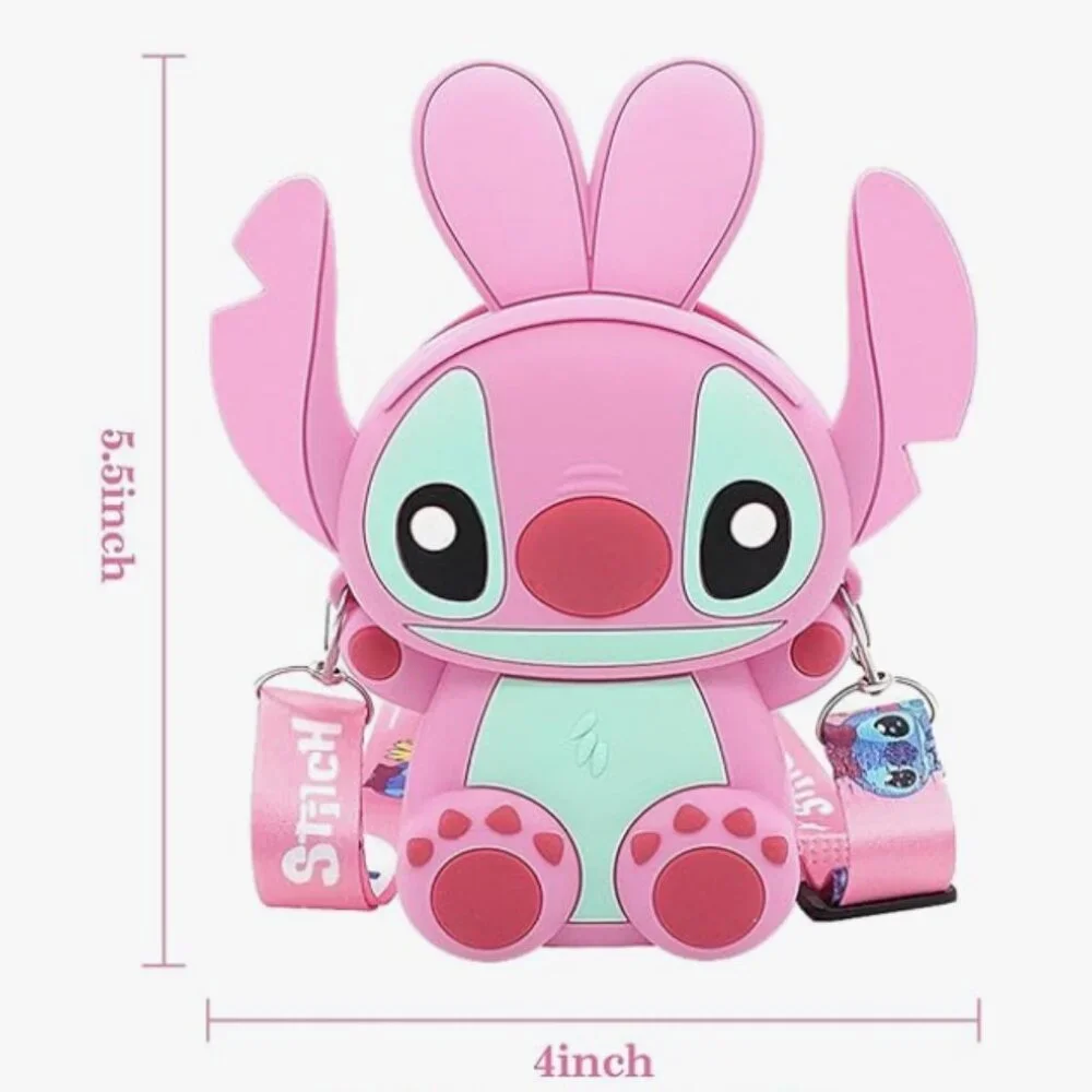 Disney Stitch Mimi Silicon Crossbody CUTE bag